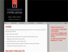 Tablet Screenshot of impressionmediagroup.com